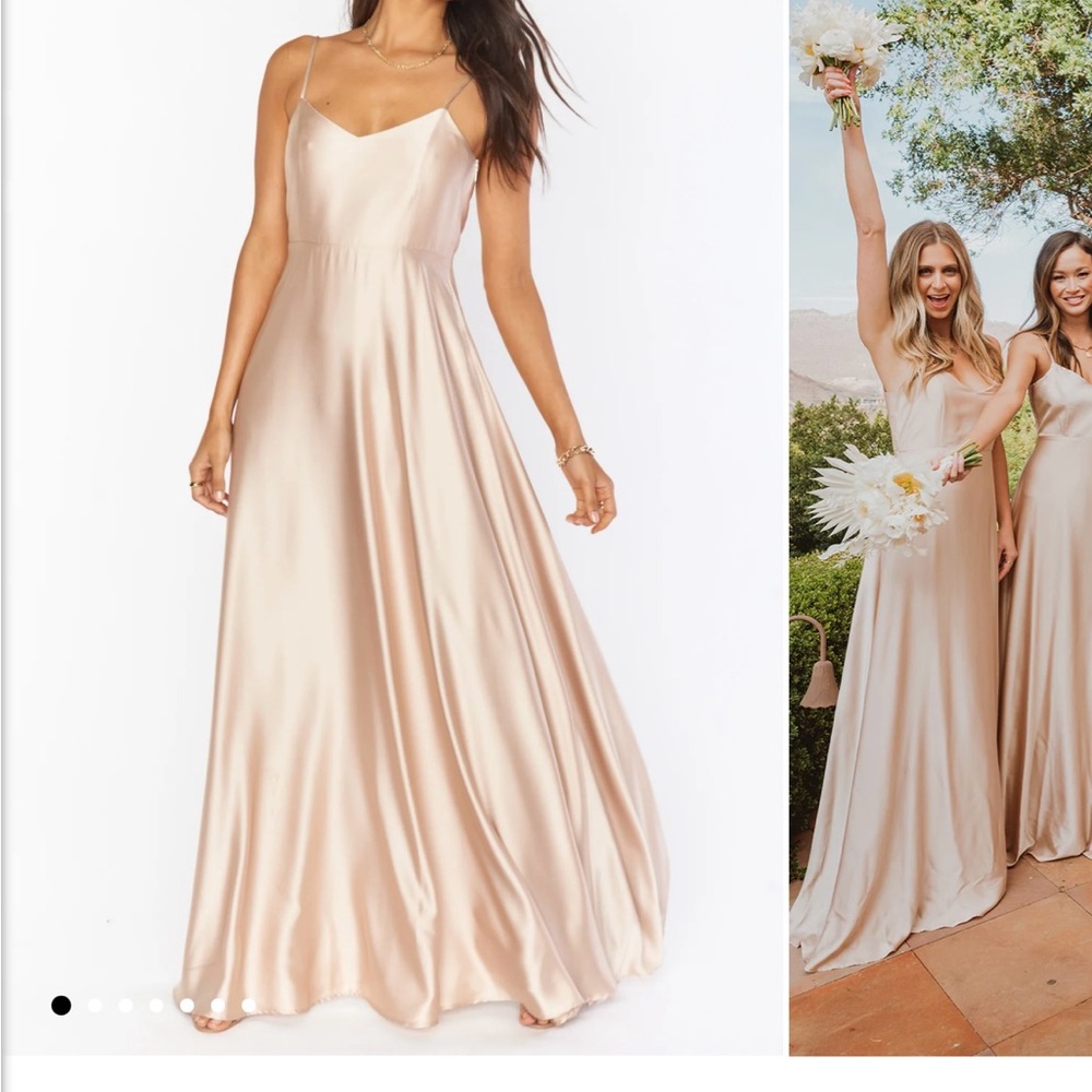 Show Me Your MuMu Faith Maxi Dress Champagne